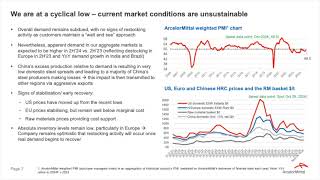 ArcelorMittal SA MT Q3 2024 Earnings Presentation [upl. by Nichole]