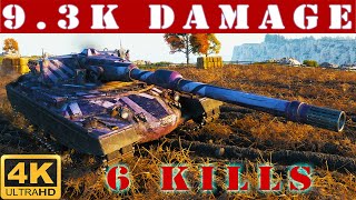 ✔️ Rinoceronte WoT ◼️ 93K Damage • 6 Kills ◼️ WoT Replays gameplay [upl. by Nahsed271]