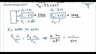 EQUAÇÃO GERAL DOS GASES [upl. by Monafo671]