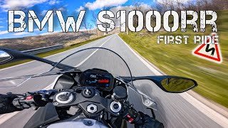 BMW S1000RR 2023  First Time Riding a SuperSports Bike 😍 4K RAW Onboard [upl. by Manwell810]