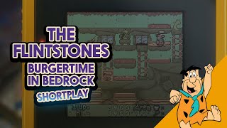 Flintstones The  Burgertime in Bedrock  2000  BurgerTime Clone [upl. by Nalda688]