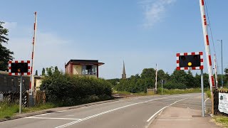 4K Lydney Junction Level Crossing Gloucestershire [upl. by Adihsaar529]