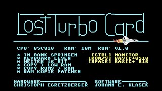 LTC64 New C64 65816 Turbo Card ct turbocard [upl. by Yrak]