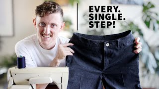 How to Sew Mens Pants [upl. by Fusuy578]