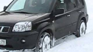 Nissan  test in the snowwmv [upl. by Upshaw]