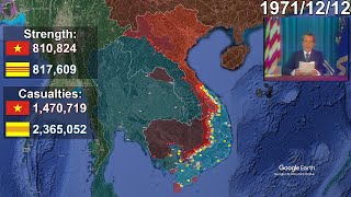 The Vietnam War using Google Earth [upl. by Delaine]