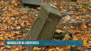 RAPORT WANDALIZM NA CMENTARZU ● PSEUDOKIBICE W ARESZCIE ● POŻAR SĄ POSZKODOWANI 301024 [upl. by Chak]