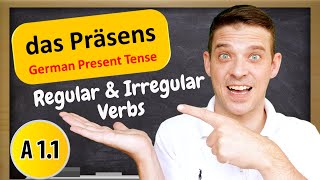 German Tenses  The German Present Tense Explained  A1 Beginner [upl. by Jona356]