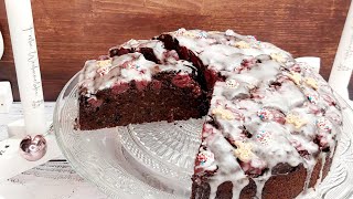 saftiger Gewürzkuchen mit Kirschen 🍒 Blitzrezept [upl. by Sew]