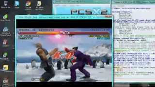 tekken 5 pcsx2 100 100 working [upl. by Nnyw]