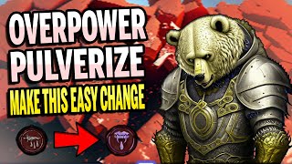 D4 EASY Change to Pulverize the Best Druid Build [upl. by Buehler771]