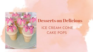 Ice cream themed cake pops [upl. by Alexio]