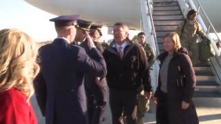 Carter Visits Aviano Airmen [upl. by Care]