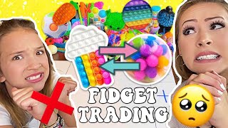 TRADING FIDGETS VERY INTENSE 🤭❌✅ [upl. by Nylrahc]