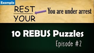 REBUS Puzzles Episode 2  Are you a genius to solve these [upl. by Malek875]