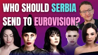 SERBIA EUROVISION 2024  Ranking all Pesma za Evroviziju entries [upl. by Mencher]