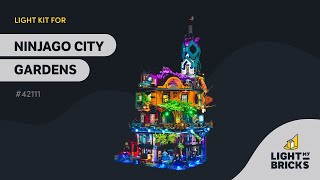 LEGO Ninjago City Gardens 71741  Light Kit  Light My Bricks [upl. by Gunter696]