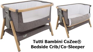 CoZee® Bedside CribCoSleeper by Tutti Bambini [upl. by Carlstrom887]