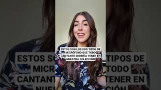 Los dos tipos de Micrófono 🎤 que todo cantante debería tener en su colección 🙌 short [upl. by Milton611]