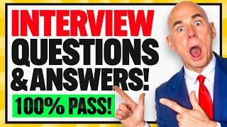 17 JOB INTERVIEW QUESTIONS amp ANSWERS How to PASS a Job Interview 100 PASS GUARANTEED [upl. by Marashio]