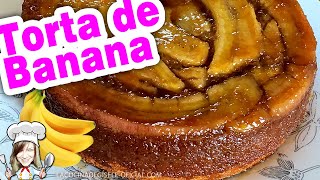 CAKE DE BANANA 🍌 Torta de Banana FACIL paso a paso [upl. by Irahk788]