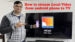 How to stream local video from android phone to Smart TV  How to watch video from android to TV [upl. by Germayne]