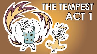 Act 1 of the Tempest Summed up in 5 Minutes [upl. by Akinit]