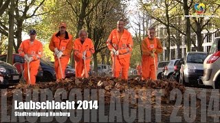 Laubschlacht der Stadtreinigung Hamburg [upl. by Eelnayr]