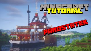 A może by tak zbudować Parostatek  Minecraft tutorial Steamboat [upl. by Bertrando]