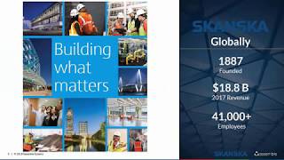 Webinar Featuring Skanska  Collaboration Between Design and Construction [upl. by Eric]