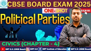 Political Parties Class 10 One Shot Full Hindi me Explained Class 10 Civics Ch4 By Chitranjan sir [upl. by Chisholm]