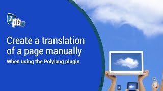 Create a translation of a page manually  Polylang plugin [upl. by Laersi]