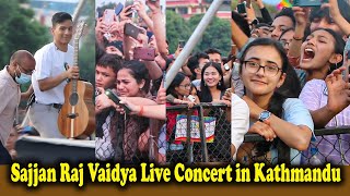 Sajjan Raj Vaidya Live Concert in Kathmandu Crazy Fans [upl. by Wilkey178]