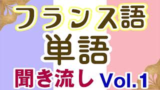 フランス語 単語聞き流しvol1 français初級～フランス語聞き流し [upl. by Sille]