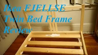 Review Ikea FJELLSE Twin Bed Frame [upl. by Laram498]