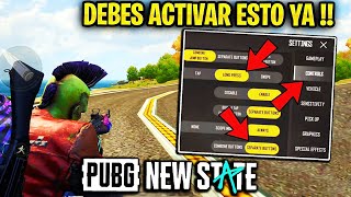 8 CONFIGURACIONES QUE DEBES ACTIVAR en PUBG NEW STATE  PUBG NEW STATE TIPS y TRUCOS [upl. by Mandych750]