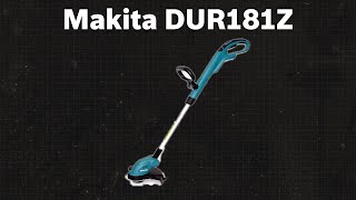 AkkuRasentrimmer Makita DUR181Z  TEST  Deutsch [upl. by Phox925]