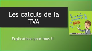 Calculs de TVA [upl. by Leugar]