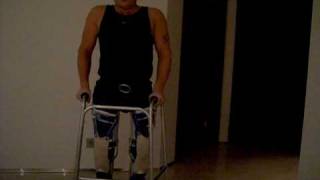 spinal cord injury walking on braces 0 [upl. by Peck]