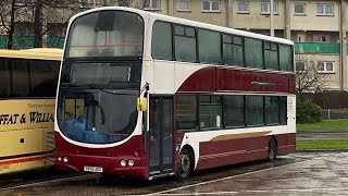 Kickdown Moffat and Williamson Volvo B7TL Gemini 1 SN56 ADO ServiceM4 [upl. by Finstad]