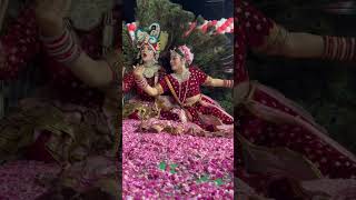 💖 Radhakrishna jhanki 💖 trending radhakrishna jhanki radharani jagran rohitlohiya radh [upl. by Valleau36]