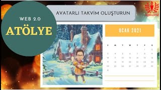 ATÖLYEAVATARLI TAKVİM OLUŞTURMA DÜZELTİLMİŞ VİDEO [upl. by Gudren622]