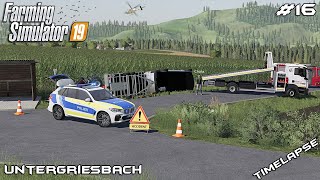 Rescuing flipped VAN and MOWER  Lawn Care on Untergriesbach  Farming Simulator 19  Episode 16 [upl. by Sivraj]