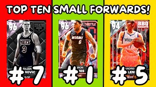 RANKING THE TOP 10 BEST SMALL FORWARDS IN NBA 2K25 [upl. by Jock774]