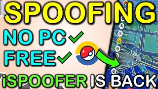 Pokemon GO Spoofing iOS for FREE and NO PC ✅ iSpoofer Pokemon Go Spoofer iOS is BACK in 2023 [upl. by Balthasar583]