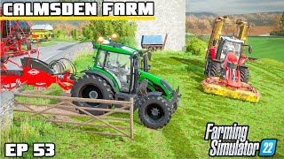 GETTING A BIT CARRIED AWAY  Calmsden Farm  Farming Simulator 22  Episode 53 [upl. by Sibell879]