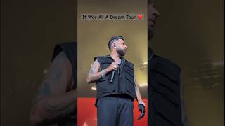 Karan Aujla Got Emotional on It Was All A Dream Tour 🥹❤️ karanaujla [upl. by Ennaxxor374]