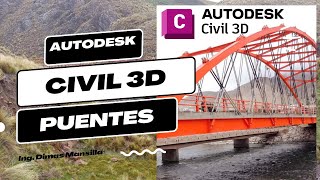 ELABORACION DE PLANOS EN CIVIL 3D PUENTES [upl. by Myrna118]