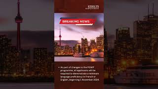 Breaking Changes to PGWP eligibility in Canada shorts ezielts [upl. by Jegar18]