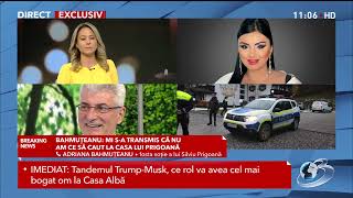 Adriana Bahmuțeanu a chemat poliția la casa lui Silviu Prigoană după moartea acestuia [upl. by Ahsirtak504]